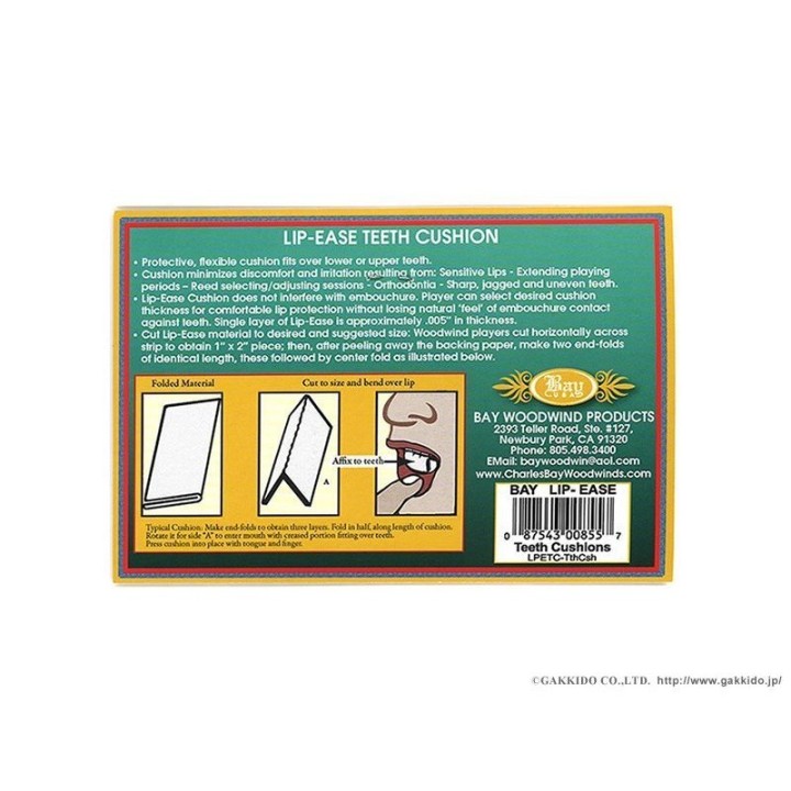 Lip-Ease Teeth Cushions