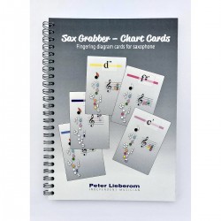 Sax Grabber Saxofoon grepenboek door Peter Lieberom